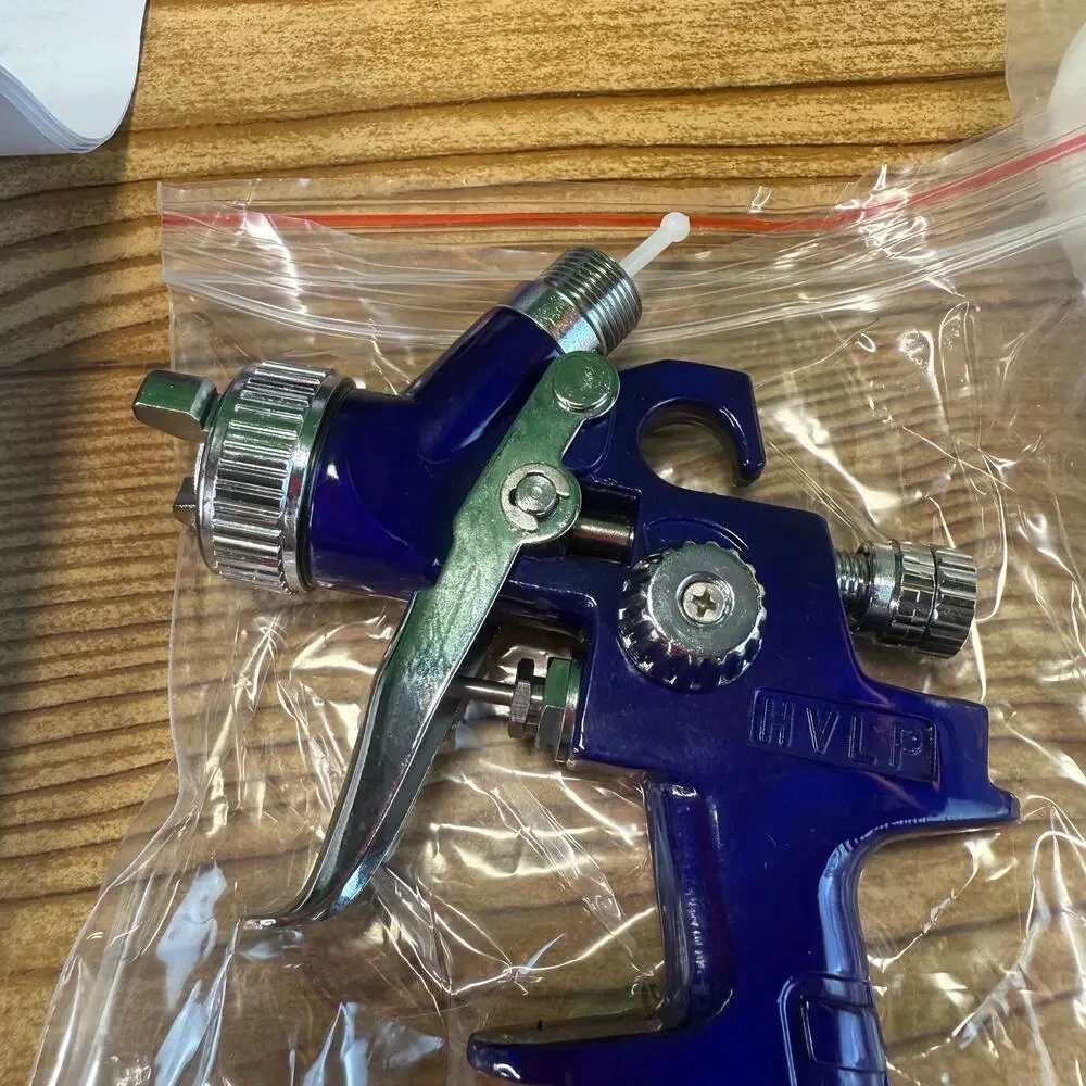 NIB 31207a Hvlp Mini Gravity Feed Air Spray Paint Gun 1.0 Mm Nozzle Size 125 Cc
